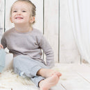 OrganicEra Organic Baby L/S Tshirt, Rose Striped