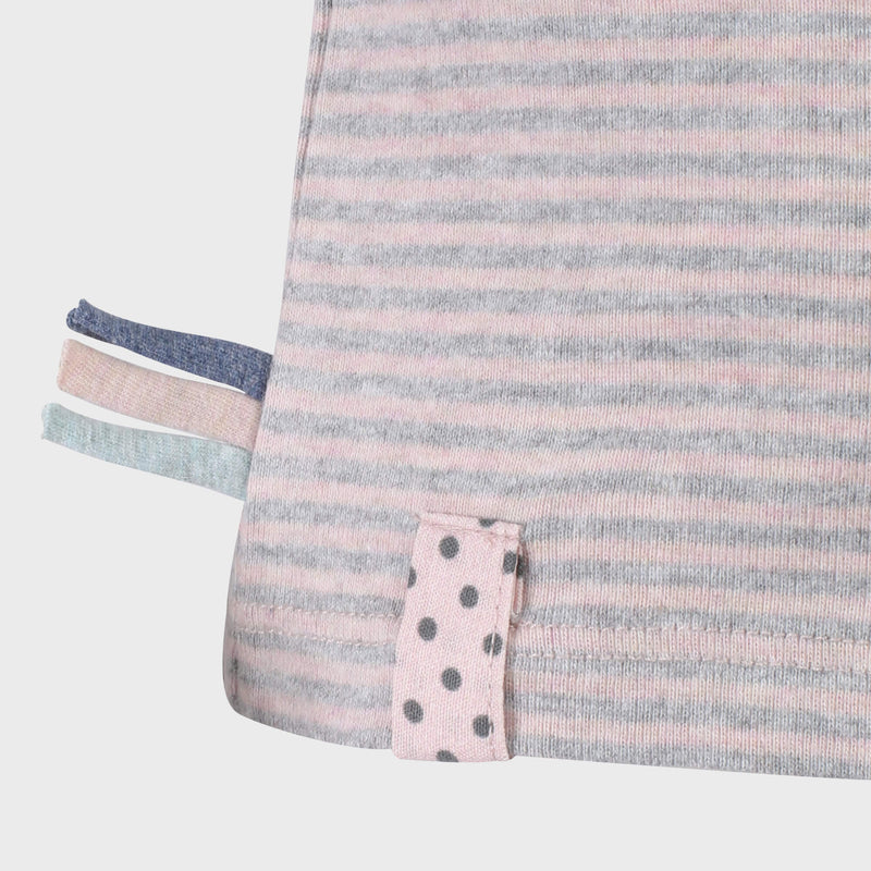 OrganicEra Organic Baby L/S Tshirt, Rose Striped