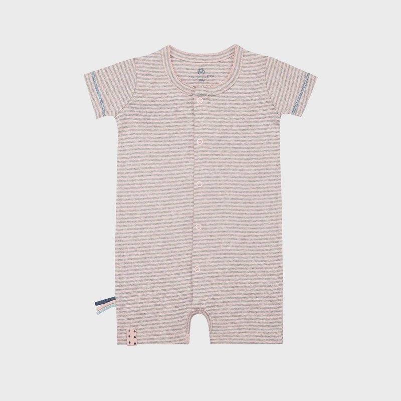OrganicEra Organic Baby Romper, Rose