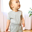 OrganicEra Organic Baby Shorts, Grey