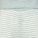 OrganicEra Organic Baby Shorts, Aqua Striped