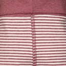 OrganicEra Organic Baby Shorts, Bordeaux Striped