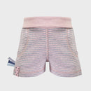 OrganicEra Organic Baby Shorts, Rose Striped