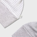 OrganicEra, Organic Newborn Hat, Set of 2 pcs, Grey Melange