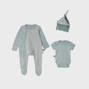 OrganicEra Organic Newborn Nursing Set, 3 pcs Set, Aqua Melange