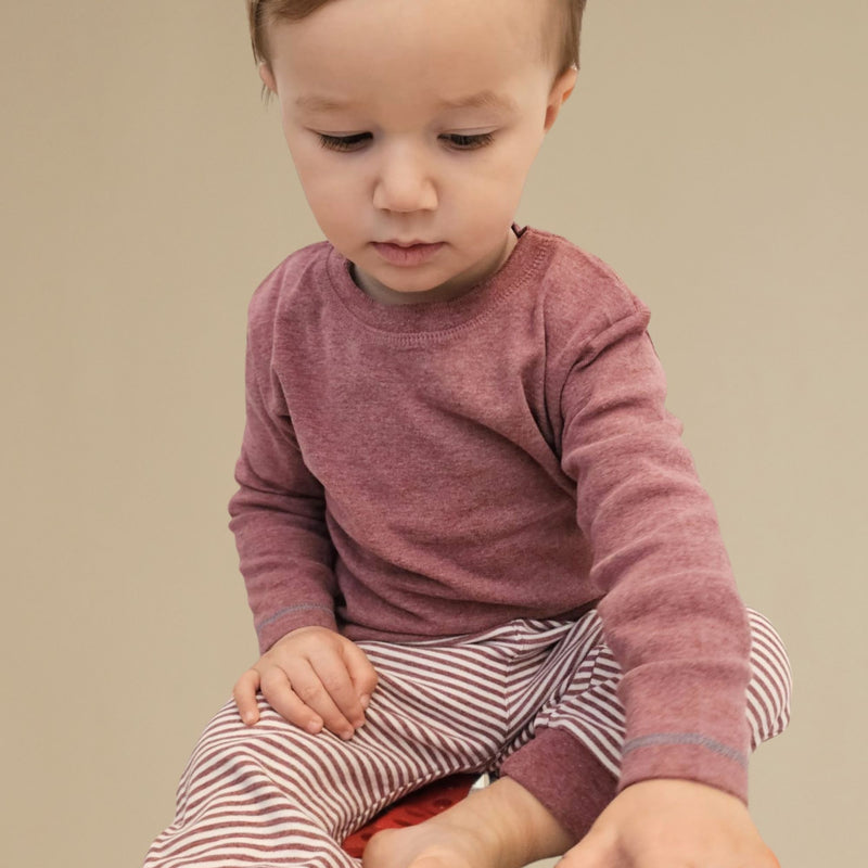 OrganicEra Organic Baby L/S Tshirt, Bordeaux