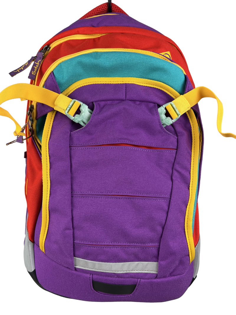 Satch Match school backpack purple