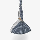 B-Ware Pauli & Co Federwiege Hängewiege Anker Hellgrau Schurwolle Eiche Geölt