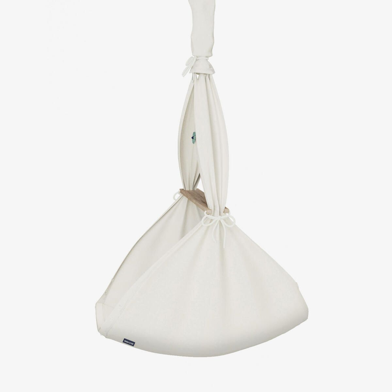 Pauli & Co Federwiege Babywiege Federbett Natur Cotton Schurwolle Geölt B-Ware