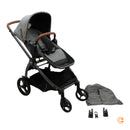 B-Ware Peg Perego Kinderwagen Kombi Ypsi Polo Schwarz Siehe Text/Foto