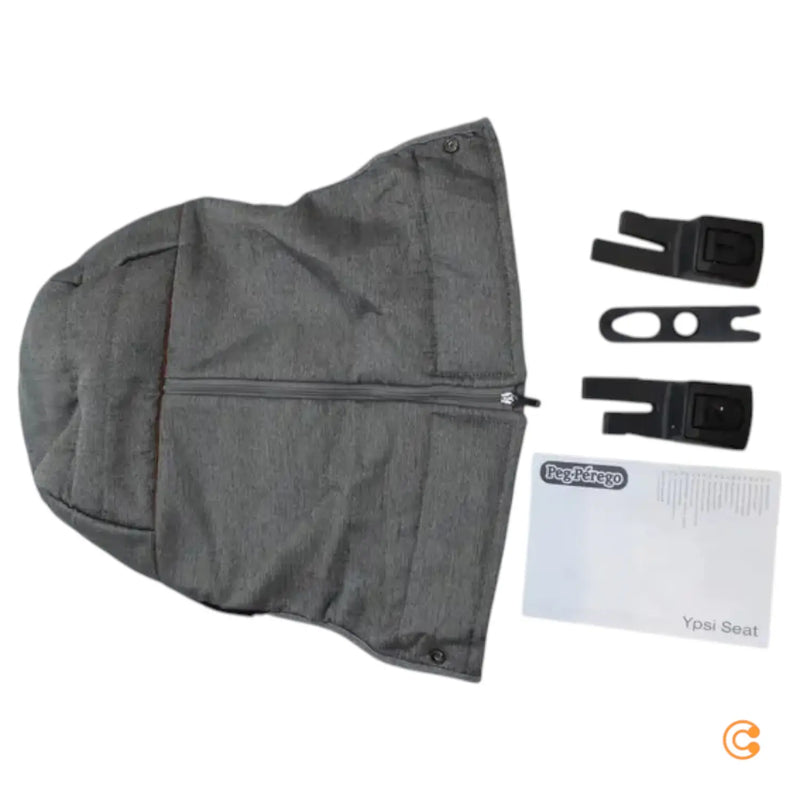 B-Ware Peg Perego Kinderwagen Kombi Ypsi Polo Schwarz Siehe Text/Foto