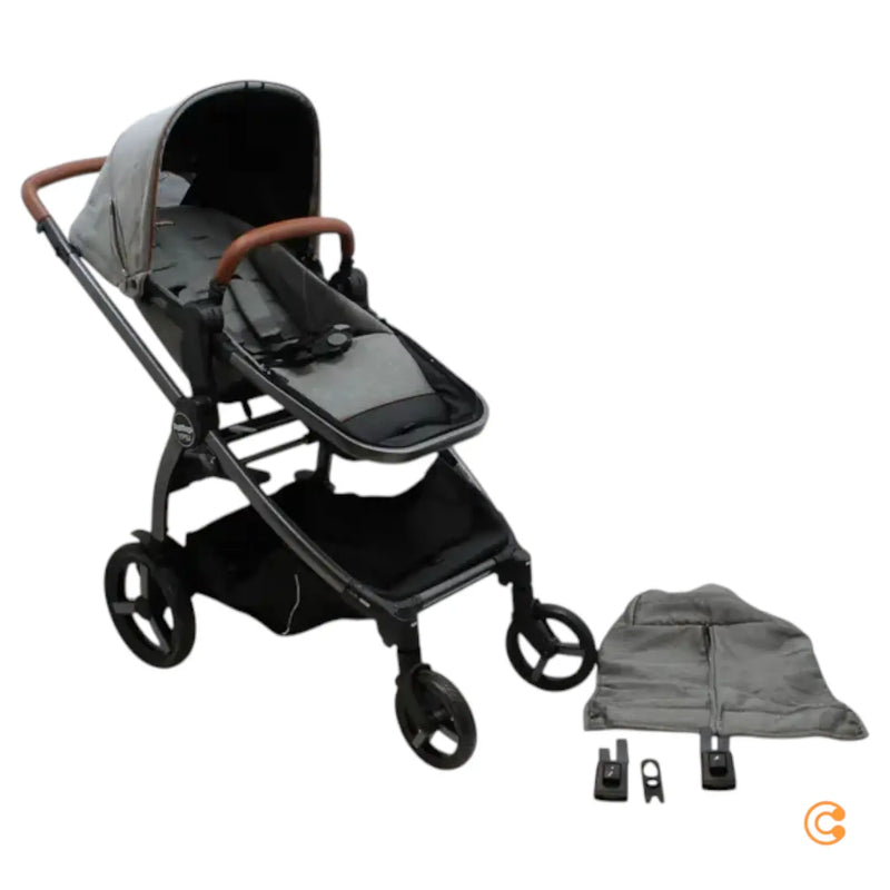 B-Ware Peg Perego Kinderwagen Kombi Ypsi Polo Schwarz Siehe Text/Foto