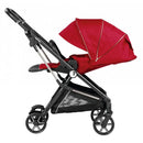 B-Ware Peg Pérego Kinderwagen Buggy Veloce Red Shine Einkaufskorb Sonnenverdeck