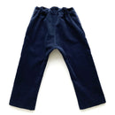 kronjuwel festliche Kinderhose im Matrosenstil Gr 98/104 Cord dunkelblau Upcycling