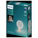 B-Ware Philips Spiegelleuchte Schminkleuchte Led Lichtmodi Metall Usb Rosé Dsk205 4,5 W
