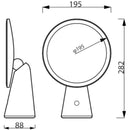 B-Ware Philips Spiegelleuchte Schminkleuchte Led Lichtmodi Metall Usb Rosé Dsk205 4,5 W