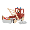 B-Ware Pinolino Lauflernwagen Feuerwehrauto Fred Babywagen Schiebewagen Holz Kinder957
