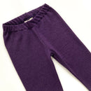 kronjuwel Leggings Wollhose 92/98 violett 100% Merinowolle Upcycling