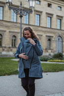 LAURA. Veganer Umstands- und Trageparka - in Himmelblau