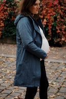 LAURA. Veganer Umstands- und Trageparka - in Himmelblau