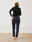 01 STRAIGHT. Jeans aus Bio-Baumwolle mit Bauchbund in RAW INDIGO - Jeans-9•BORROUGHS