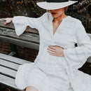 ELLA - Ecru - Kleider-9•BORROUGHS