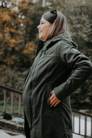 LAURA. Veganer Umstands- und Trageparka - in Forestgreen