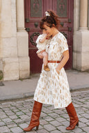 Stillen. Baumwolle. Knöpfel. Kleid. PAULINE - Kleider-9•BORROUGHS