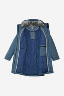 LAURA. Veganer Umstands- und Trageparka - in Himmelblau