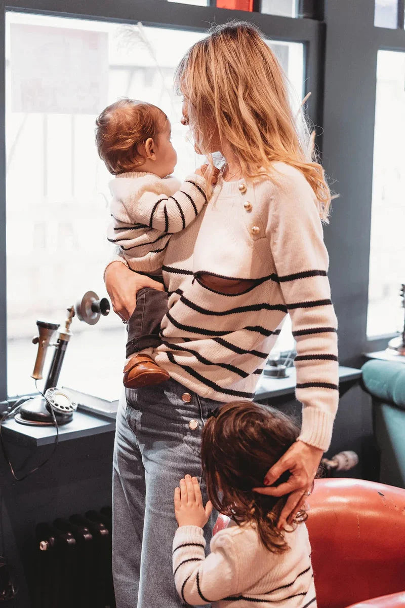 MARINE. Stylisher Stillpullover aus Merinowolle - -9•BORROUGHS