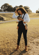 THE FRENCHIE MUMSIE - Umstands- und Tragelatzhose aus Samtkord - Jumpsuit-9•BORROUGHS