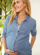 Schwanger. Stillen. Jeans. Bluse. ALEXA - Tops-9•BORROUGHS