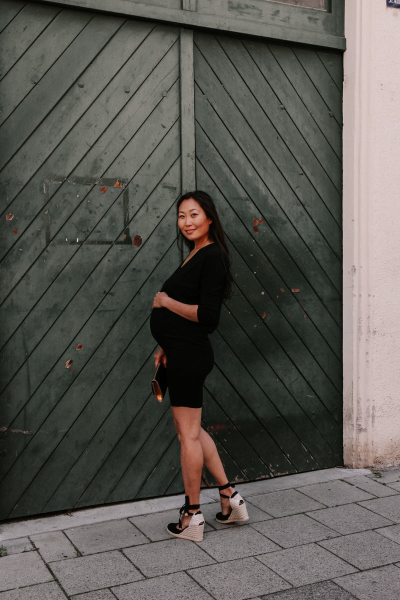 PURE. Weiches Stretchkleid mit Wow Effekt