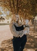 THE FRENCHIE MUMSIE - Umstands- und Tragelatzhose aus Samtkord - Jumpsuit-9•BORROUGHS