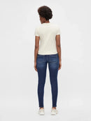 EMPIRE: Slightly ripped Skinny Jeans mit hohem Bund - hose-9•BORROUGHS