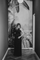 FLORENCE. Bodenlanges Abendkleid aus luxuriösem Jersey