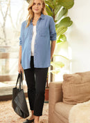 Schwanger. Stillen. Jeans. Bluse. ALEXA - Tops-9•BORROUGHS