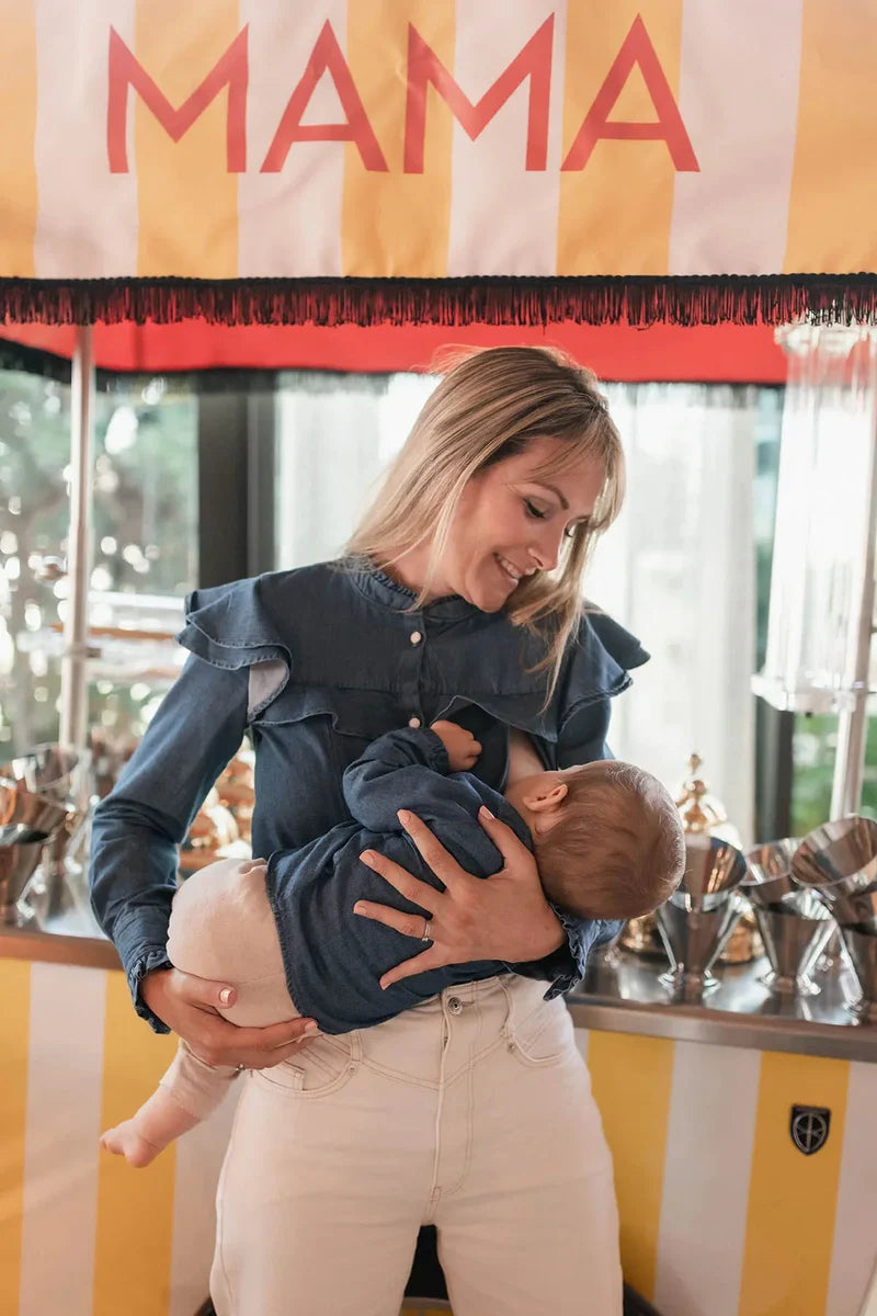 YANKEES. Denim Bluse aus Detox-Cotton - Kleider-9•BORROUGHS