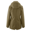 SANDRA. Kuschelige Allwetter Softshell Tragejacke - in Khaki