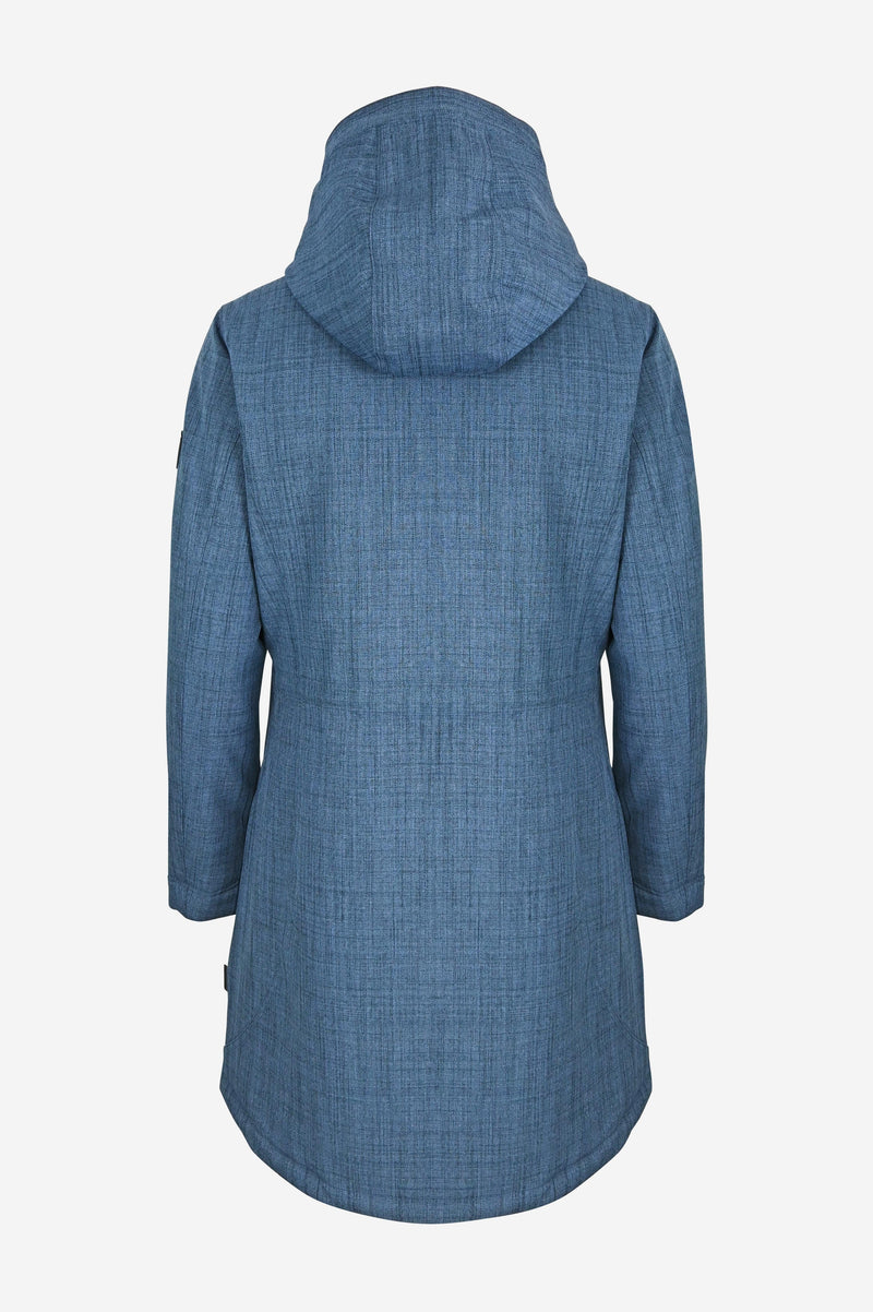 LAURA. Veganer Umstands- und Trageparka - in Himmelblau