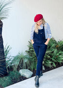 THE FRENCHIE MUMSIE - Umstands- und Tragelatzhose aus Samtkord - Jumpsuit-9•BORROUGHS