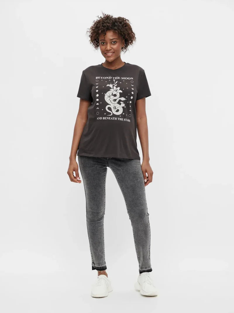 HUDSON: Umstandsjeans aus Bio-Baumwolle in dirty Grey. ankle cut und Bauchband - hose-9•BORROUGHS