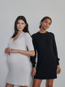 BUSINESS BUMP - Quiet Luxury Ripstrickkleid mit Polokragen - Kleider-9•BORROUGHS