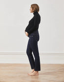 01 STRAIGHT. Jeans aus Bio-Baumwolle mit Bauchbund in RAW INDIGO - Jeans-9•BORROUGHS