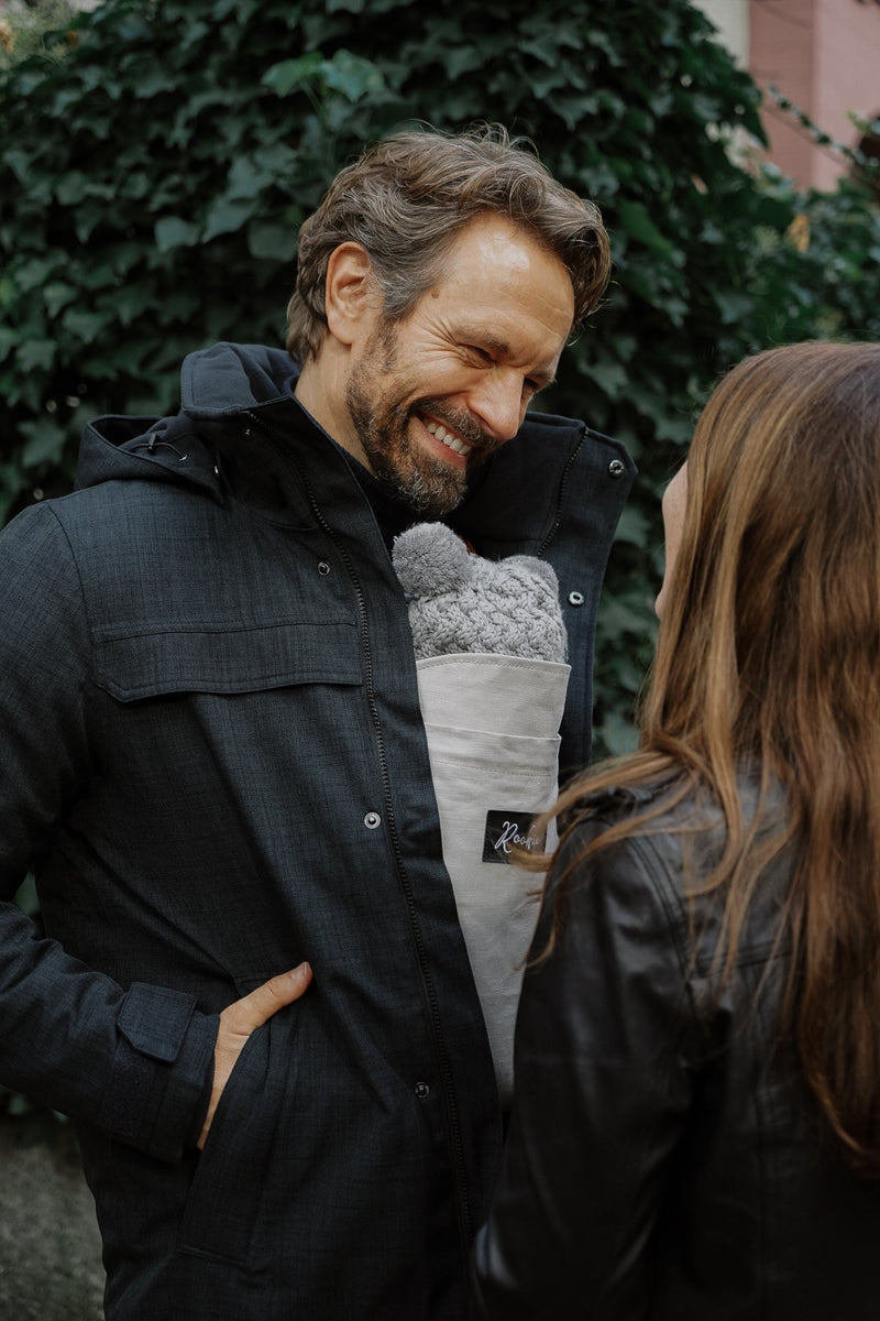 MICHAEL. Veganer Trageparka - in Anthrazit