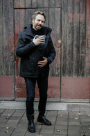 MICHAEL. Veganer Trageparka - in Anthrazit