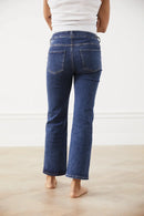 02 FLARE - WASHED BLUE. Jeans aus Bio-Baumwolle mit Bauchbund - Jeans-9•BORROUGHS