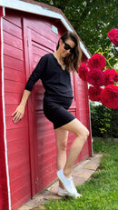 PURE. Weiches Stretchkleid mit Wow Effekt