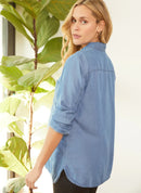 Schwanger. Stillen. Jeans. Bluse. ALEXA - Tops-9•BORROUGHS