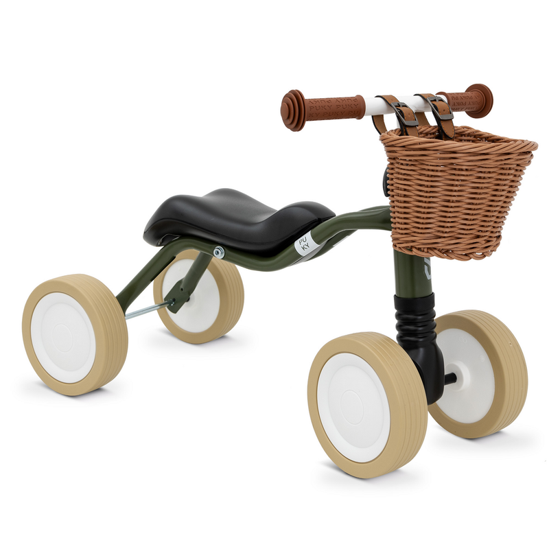 B-Ware Puky Wutsch Retro Laufrad Lauflernrad Lernrad Kinderrad Laufhilfe Olivgrün